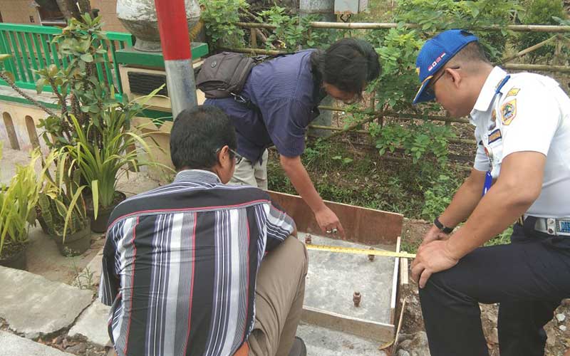 Pendampingan Pengawasan Pemasangan Sapras Jalan di ruas jalan propinsi magelang - Purworejo