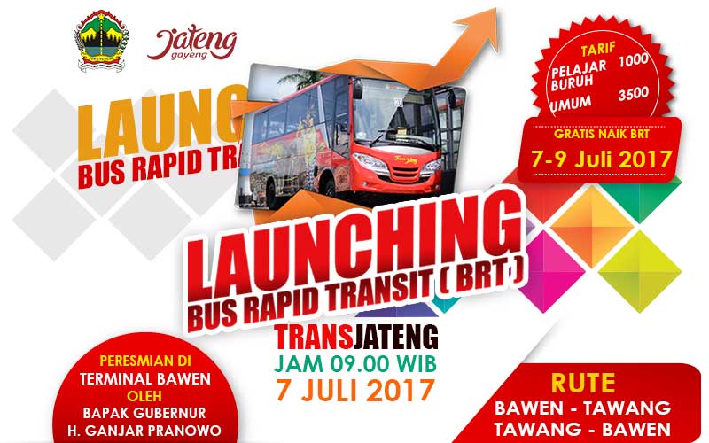Launching BRT Trans Jateng