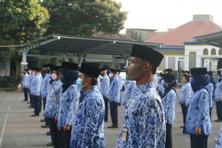 Upacara Memperingati Hari Kemerdekaan  Republik Indonesia 2020