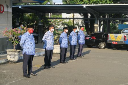 Upacara Memperingati Hari Kemerdekaan  Republik Indonesia 2020